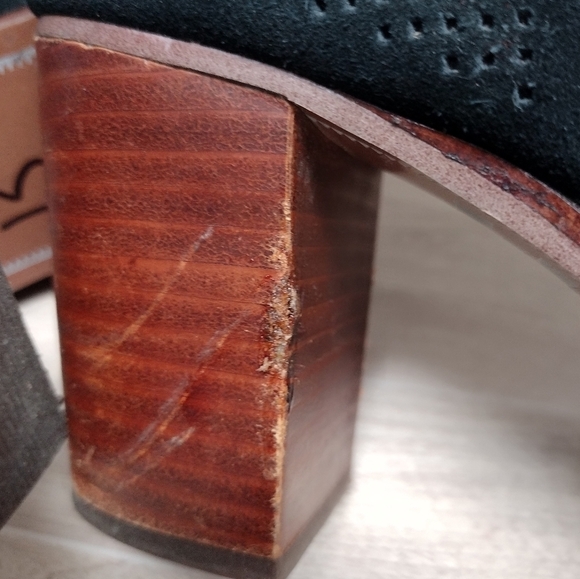 Toms ‘Lunata’ Black Suede Ankle Boots Women's‎ Size 11 - Picture 6 of 10